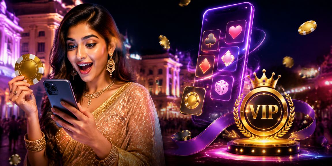 Delhi Connaught Place neon VIP bonus advertisement